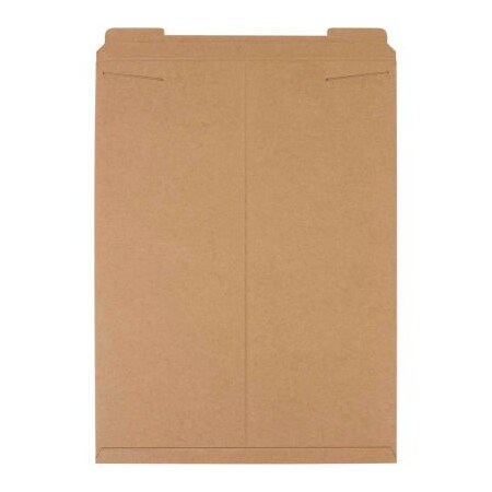 The Packaging Wholesalers Stayflats Tab Lock Mailers, 20inW x 27inL, Kraft, 50/Pack ENVRM12SFK